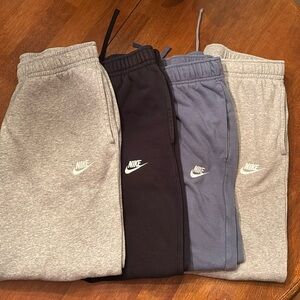 Nike Club Fleece Joggers lot of 4